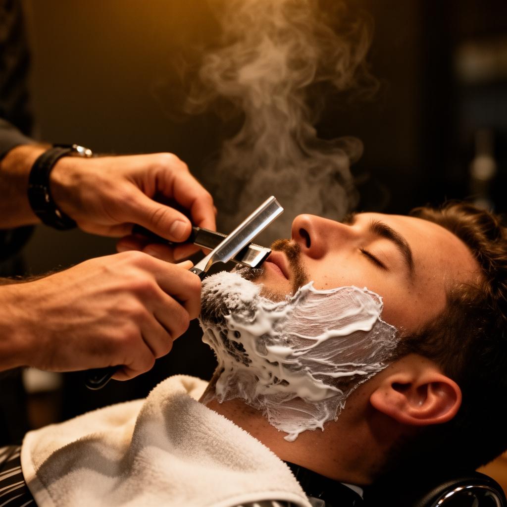 Hot towel shave